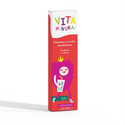 Acorus Balance vitamīni, витамины в соломинке с ароматом цинк малины, 6G, N7 изображение