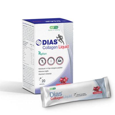 DIAS® COLLAGEN LIQUID, lietošanai gatavi paciņas 15 ml, N20 attēls