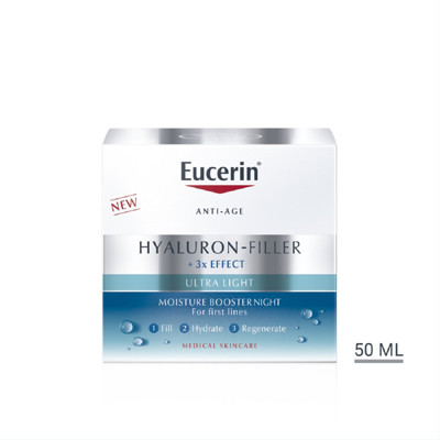 EUCERIN HYALURON FILLER, увлажняющий ночной крем, 50мл изображение