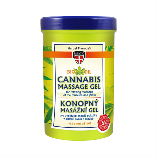 Cannabis, masāžas želeja, 380ml attēls
