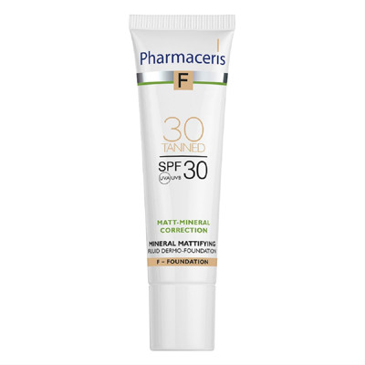 PHARMACERIS F MATTIFYING, matēts minerālpūderis nr.3, SPF30, 30ml attēls