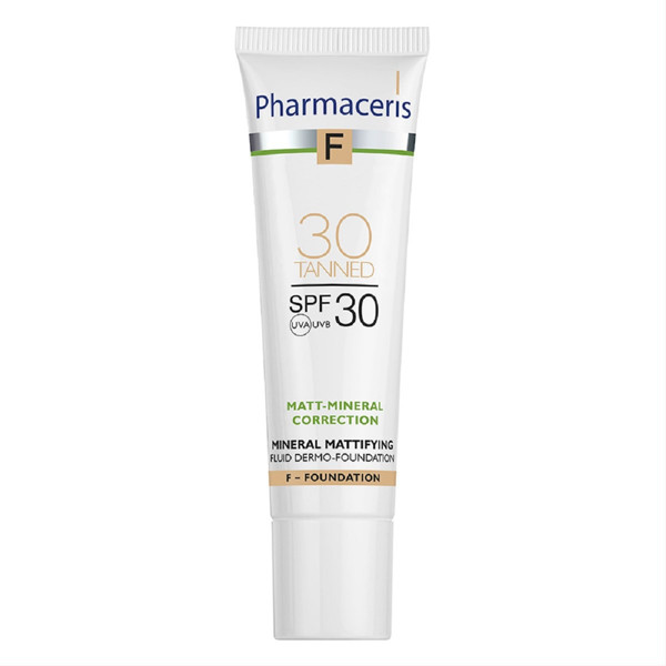 PHARMACERIS F MATTIFYING, matēts minerālpūderis nr.3, SPF30, 30ml attēls
