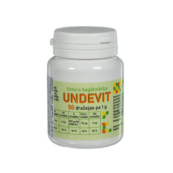 UNDEVIT, 50 dražejas attēls