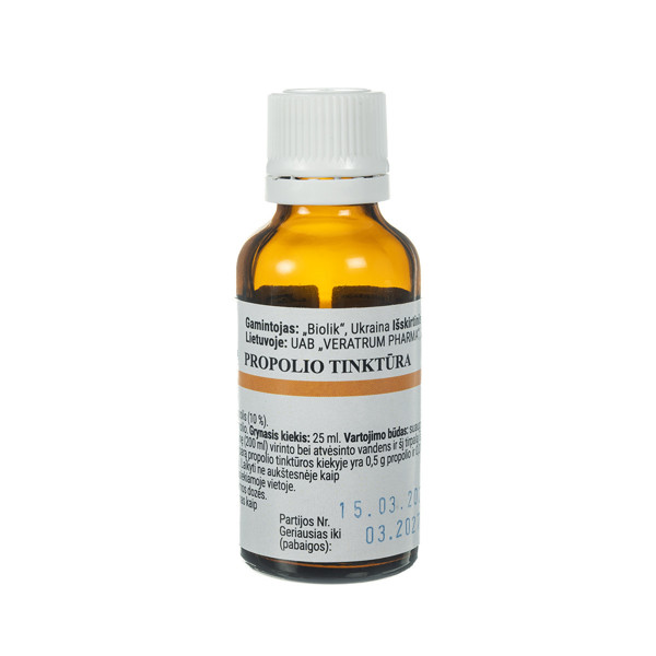 Propolis tinktūra, 25 ml attēls