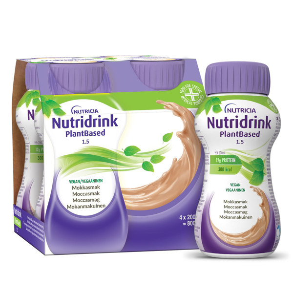 NUTRIDRINK PLANTBASED, со вкусом кофе мокко, 4x200мл изображение