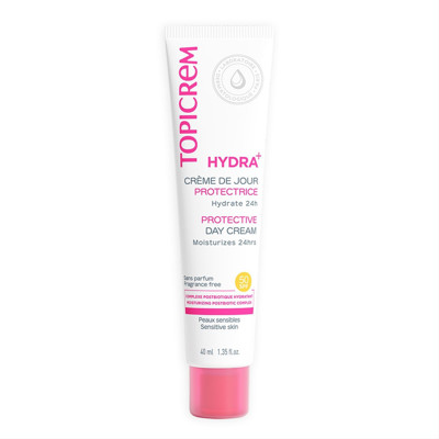 TOPICREM HYDRA+, защитный увлажняющий крем, SPF50, 40мл изображение