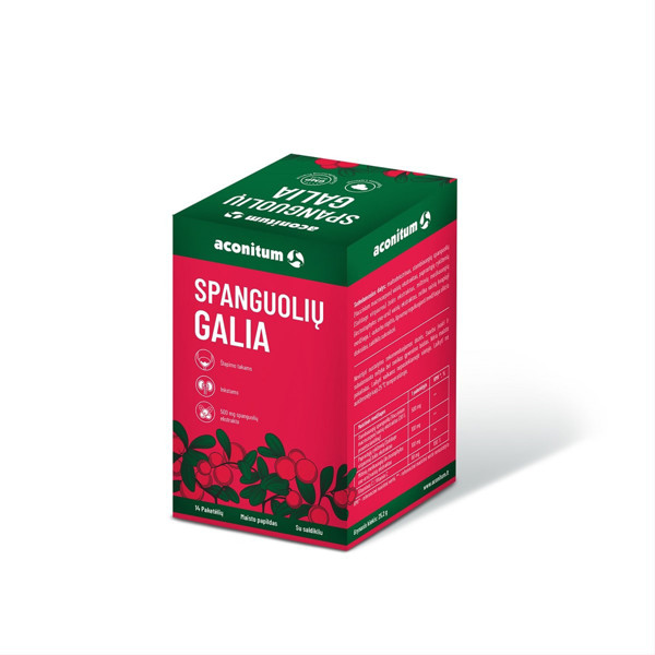 Dzērveņu jauda, ​​paciņas, N14 attēls