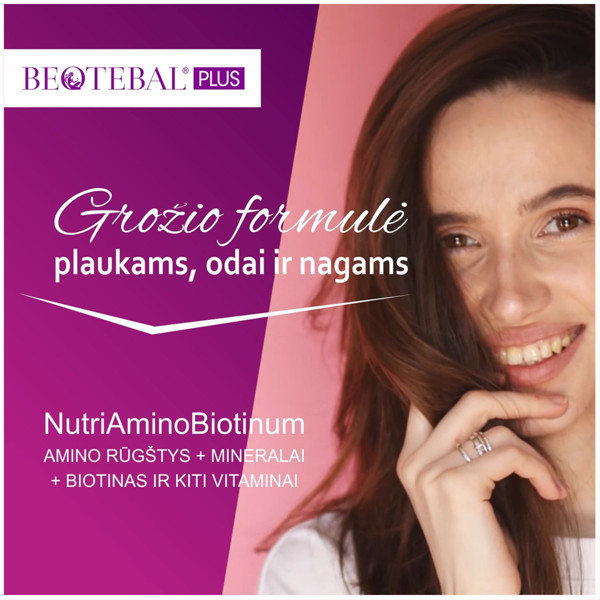 BEOTEBAL PLUS, matiem, ādai, nagiem, tabletes, N30 attēls