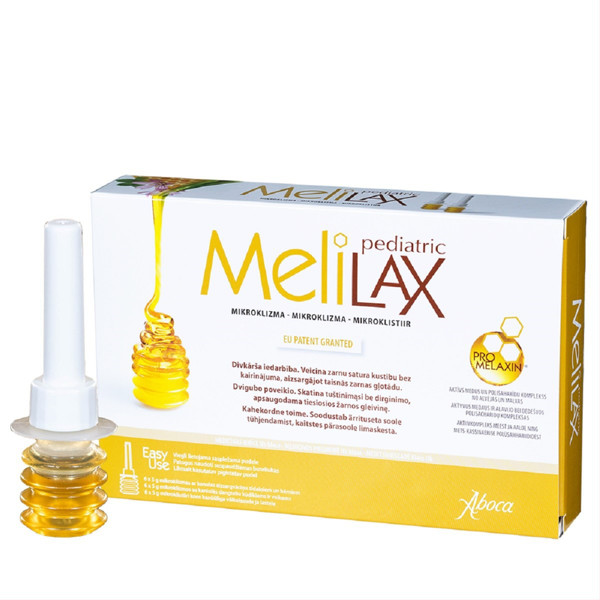 MELILAX PEDIATRIC, microclyse, 5 g, N6 attēls