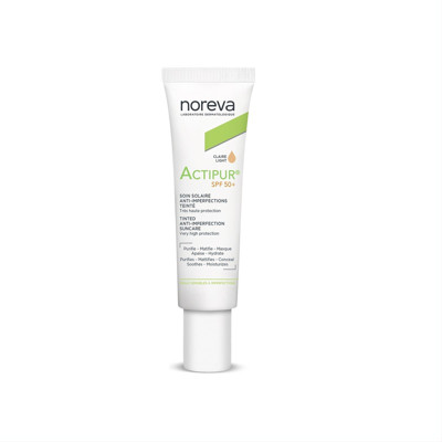 NOREVA ACTIPUR, tonēts BB sejas krēms, gaišs tonis, SPF50+, 30 ml attēls