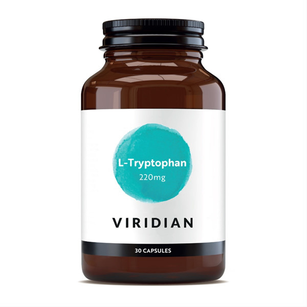 VIRIDIAN L-TRYPTOPHAN, 220 mg, 30 kapsulas attēls