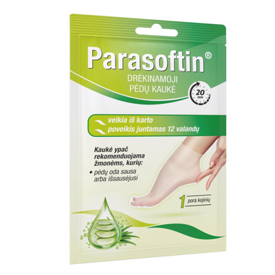 PARASOFTIN, mitrinoša pēdu maska, 1 pāris attēls