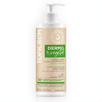 TOPICREM DERMOVEGETAL, ķermeņa krēms, 390ml attēls