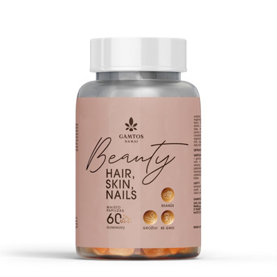GAMTOS NAMAI BEAUTY HAIR SKIN NAILS, 60 gumiji attēls