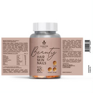 GAMTOS NAMAI BEAUTY HAIR SKIN NAILS, 60 gumiji attēls