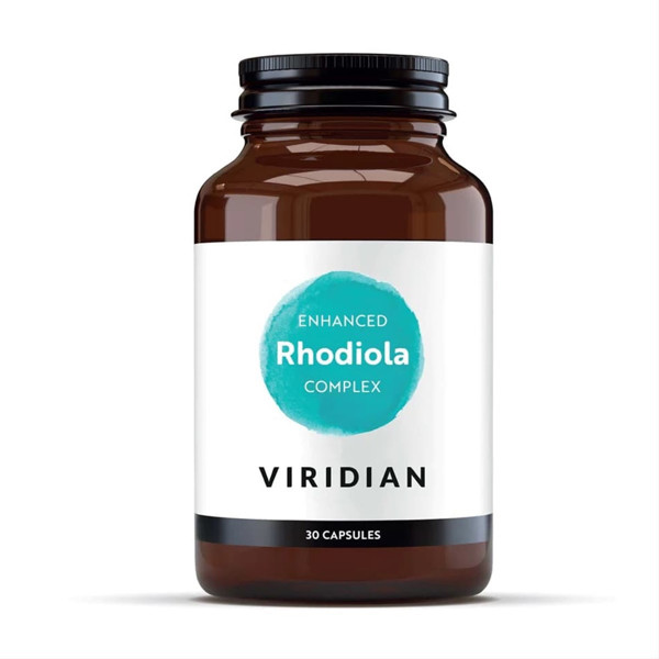 VIRIDIAN ENHANCED RHODIOLA COMPLEX, 30 kapsulas attēls