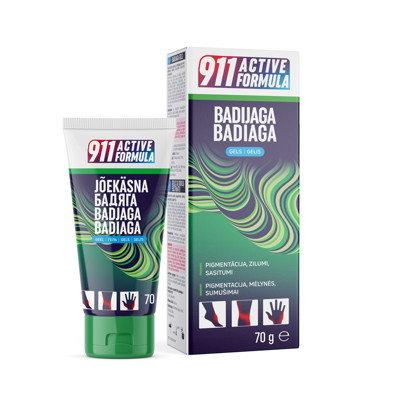 911 ACTIVE FORMULA BADIAGA, želeja ar diždadža ekstraktu, 70g attēls