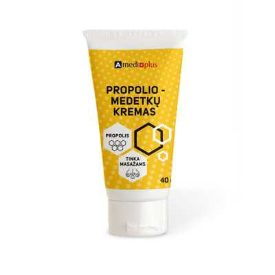 AMEDIPLUS, propoliss - kliņģerīšu krēms, 40 g attēls