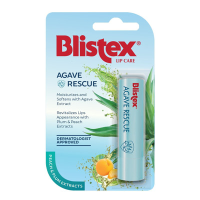 BLISTEX AGAVE RESCUE, mitrinošs lūpu balzams ar agaves ekstraktu, 3,7g attēls