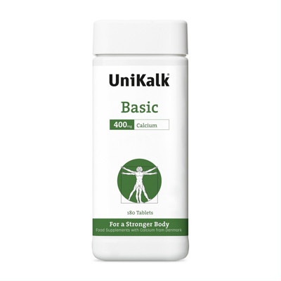 UNIKALK CALCIUM BASIC, 180 tabletes attēls
