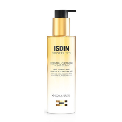 ISDIN ISDINCEUTICS ESSENTIAL CLEANSING, izgaismojoša, attīroša sejas eļļa, 200 ml attēls