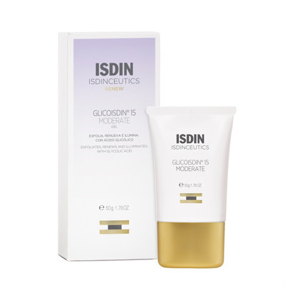 ISDIN ISDINCEUTICS GLICOISDIN 15 MODERATE GEL, pīlinga gels ar 15% glikolskābi, 50 ml attēls