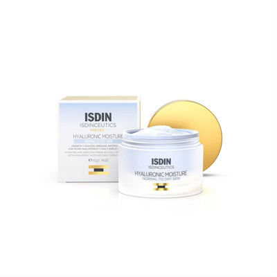 ISDIN ISDINCEUTICS HYALURONIC MOISTURE NORMAL TO DRY SKIN, mitrinošs sejas krēms normālai un sausai sejas ādai, 50 ml attēls