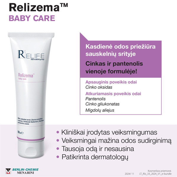 RELIZEMA BABY CARE, krēms, 100ml attēls