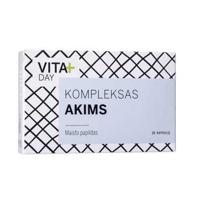 VITADAY KOMPLEKSS ACĪM, 15 mg luteīns, 30 kapsulas attēls