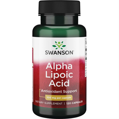 SWANSON ALFA LIPOSKĀBE, 100 mg, 120 kapsulas attēls