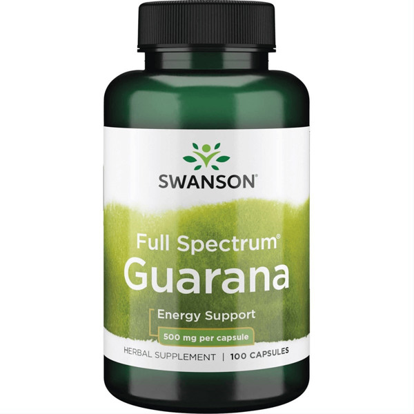 SWANSON GUARANA, 500 mg, 100 kapsulas attēls