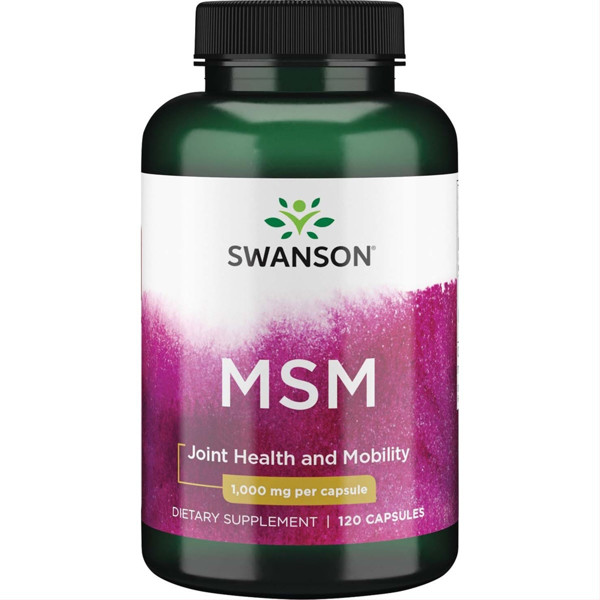 SWANSON MSM, 1000 mg, 120 kapsulas attēls