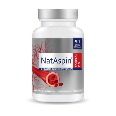 NATASPIN CONTROL PRO, 90 cietās kapsulas attēls