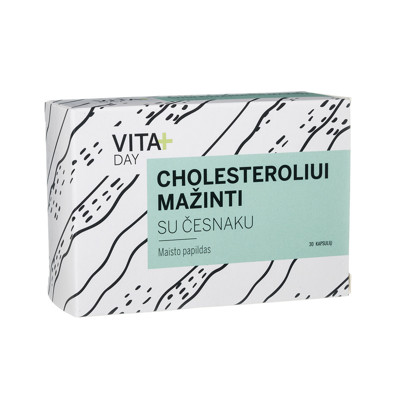 VITADAY HOLESTERĪNA MAZINĀŠANAI AR ĶIPLOKU, 30 kapsulas attēls