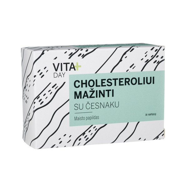 VITADAY HOLESTERĪNA MAZINĀŠANAI AR ĶIPLOKU, 30 kapsulas attēls