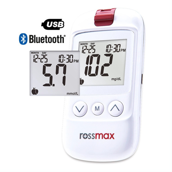 ROSSMAX HS200BT, glikozes līmeņa mērīšanas sistēma asinīs, 1 gab. attēls