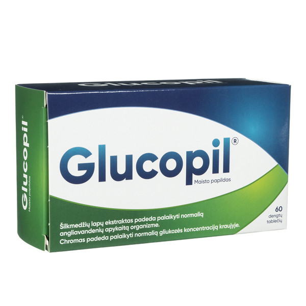 GLUCOPIL, 60 pārvalkotas tabletes attēls