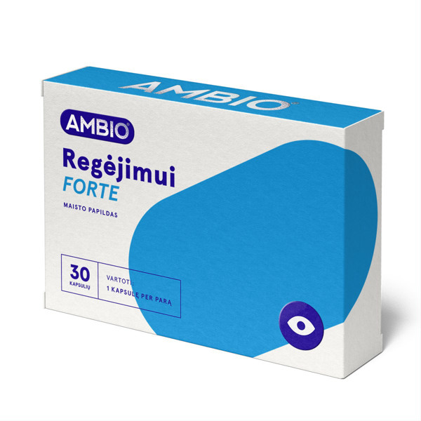 AMBIO redzei Forte (35 mg luteīna), 30 kapsulas attēls
