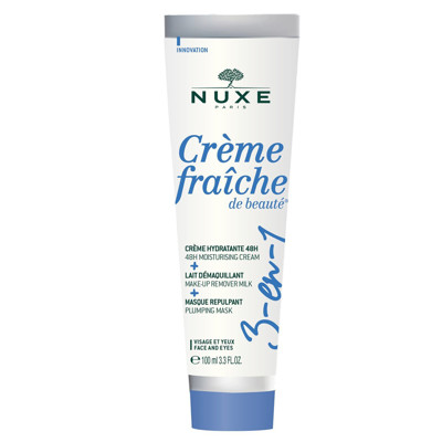 NUXE CREME FRAICHE DE BEAUTE 3IN1, Mitrinošs krēms, kosmētikas noņemšanas līdzeklis un nostiprinoša maska ​​vienā, 100ml attēls