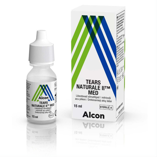 TEARS NATURALE II TM MED, капли для глаз увлажняющие, 15 мл изображение