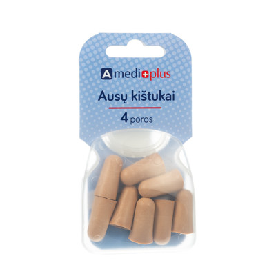 AMEDIPLUS, ausu aizbāžņi, 4 pāri attēls