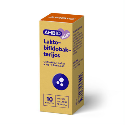 AMBIO Kids Lacto-Bifidobacteria, капли, 10 мл изображение
