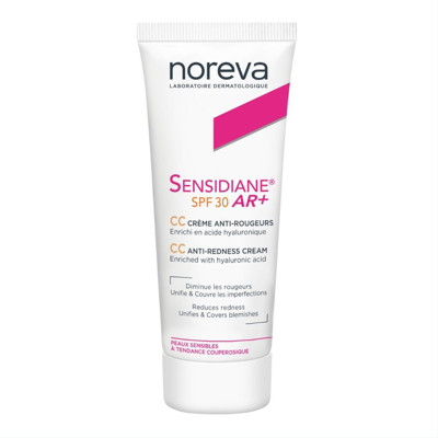 NOREVA SENSIDIANE AR+, sejas apsārtumu mazinošs tonālais CC krēms, SPF30, 40ml attēls