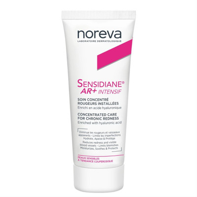 NOREVA SENSIDIANE AR+, Intensīvas iedarbības sejas apsārtuma samazinātājs, 30ml attēls