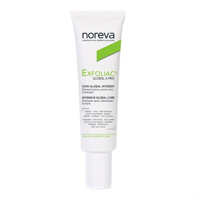 NOREVA EXFOLIAC GLOBAL X-PRO, Aknes krēms, 30ml attēls