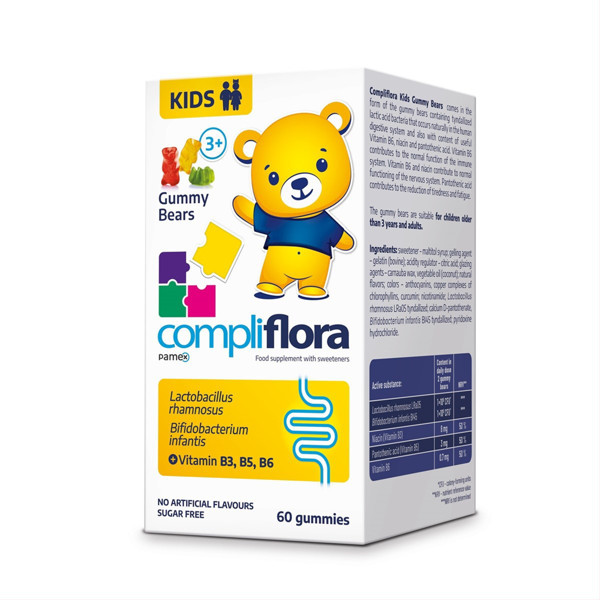 COMPLIFLORA KIDS GUMMY BEARS, 60 мармеладных мишек изображение