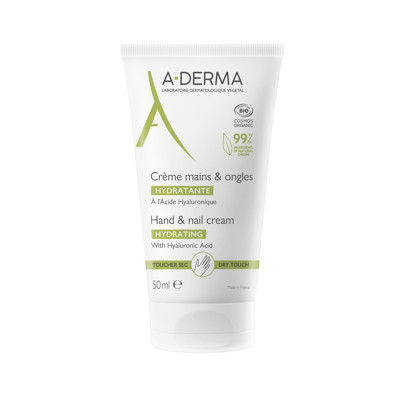 A-DERMA, roku un nagu krēms ar hialuronskābi, 50ml attēls