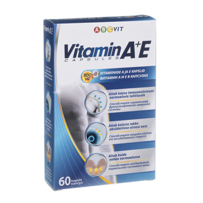 ABC A un E vitamīni, 60 kapsulas attēls