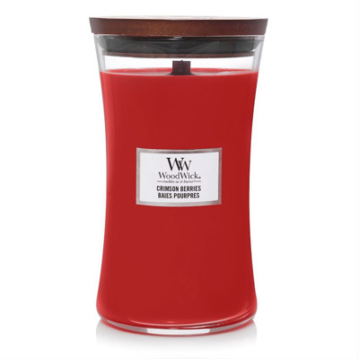 WOODWICK LARGE HOURGLASS CRIMSON BERRIES, свеча, 609г изображение