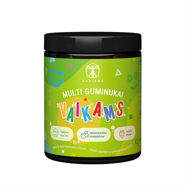 SAPIENS, multi gumijas bērniem, 60 gumijas attēls